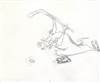 Original Publicity Drawing of Scooby Doo playing Hockey from Scooby Doo (1990s)