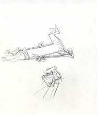 Publicity Drawing of Wally Gator from Hanna Barbera