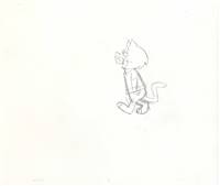 Publicity Drawing of  Brain from Top Cat