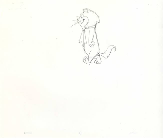 Publicity Drawing of Fancy from Top Cat