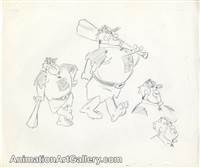 Character Study from The Flintstones