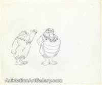 Production Drawing from The Flintstones
