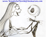 Storyboard of Jack Skellington with Sally from Nightmare Before Christmas - NMDCS9