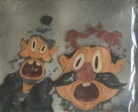Original Production Cel of Sailors from Popeye (Famous Studios)