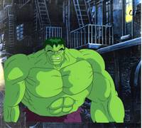 Original Production Cel of the Incredible Hulk from Marvel (1990s)