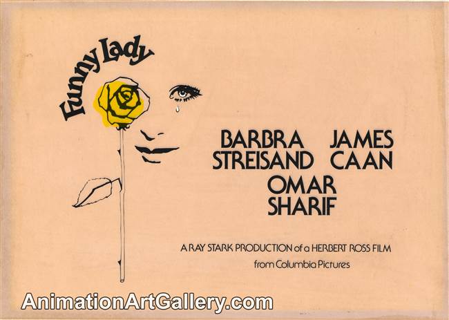 Publicity Cel of Barbra Streisand from Funny Lady