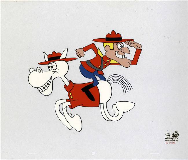 Original Scene Cel of Dudley Do Right from Jay Ward