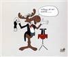 Original Scene Cel of Bullwinkle from Jay Ward