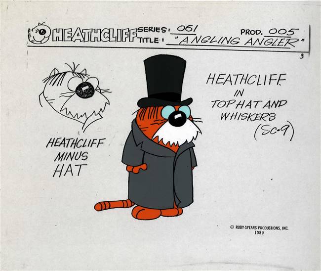 Original Model Cel of Heathcliff from Angling Angler