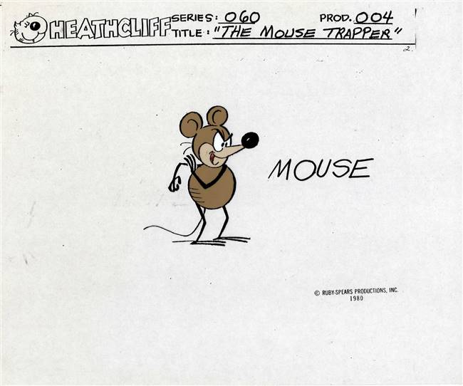 Original Model Cel of Mouse from The Mouse Trapper