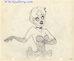Production Drawing of Cinderella (from Swing Shift Cinderella) - OSD27