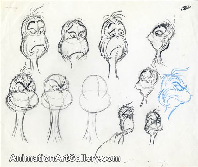 Character Study of the Grinch from The Grinch Grinches the Cat in the Hat
