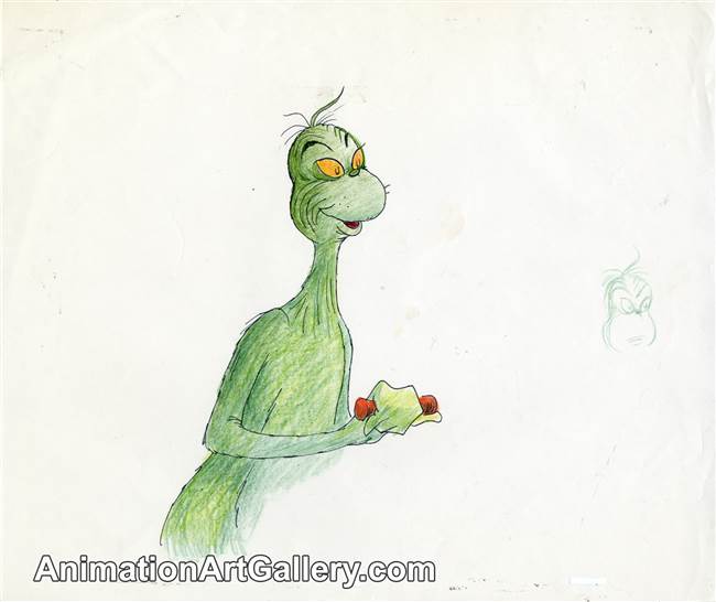 Character Study of the Grinch from The Grinch Grinches the Cat in the Hat