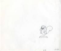 Original Production Drawing of Rocky from a Hershey Kiss Commercial (1986)