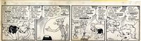 Original Comic Strip of Daisy Mae from Lil' Abner (1930s/40s)