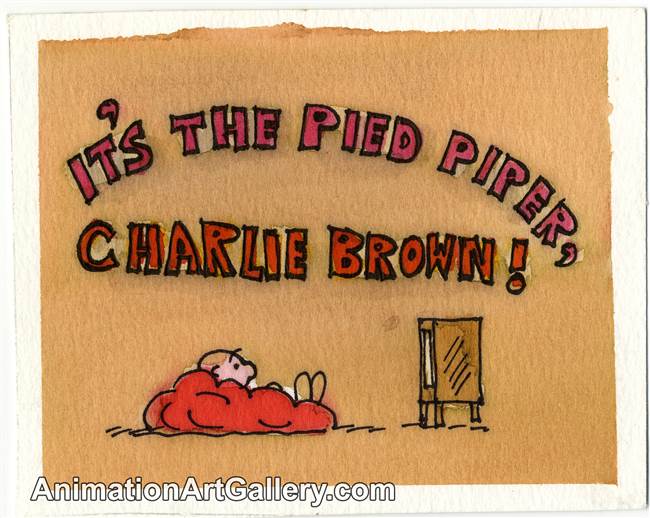 Storyboard of Charlie Brown - PEANSB9