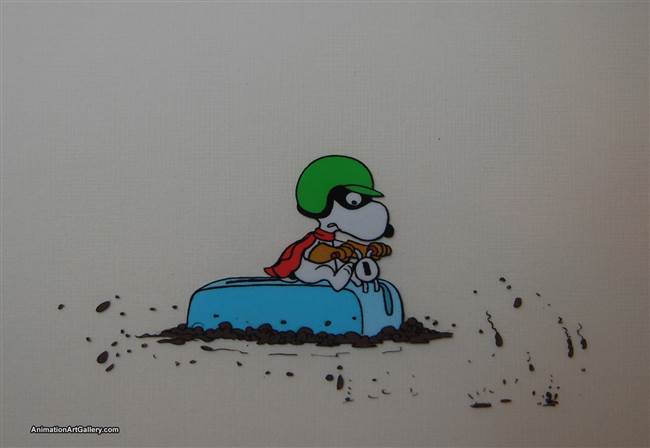 Production Cel of Snoopy from Peanuts (c. 1980s)