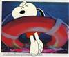 Original Production Cel of Snoopy from a Met Life commercial