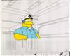 Original Production Cel of Chief Wiggum from The Simpsons Spin-Off Showcase (1997)