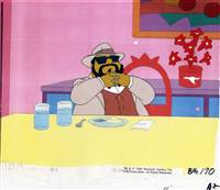 Original Production Cel of Big Daddy from The Simpsons Spin-Off Showcase (1997)