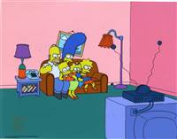 The Simpsons "Bart-o-Lounger" Serigraph