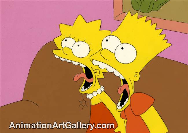 Key Master Set-up of Bart Simpson with Lisa Simpson - SIMMAV11
