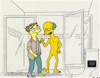 Production Cel of Mr. Burns and Smithers from Who Shot Mr. Burns? (Part Two)