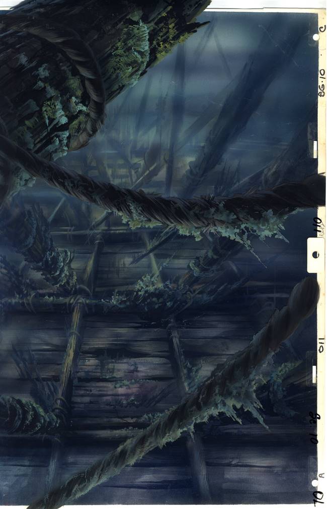 Original Production Background from The Secret of NIMH (1982)