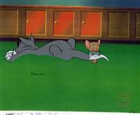 Original Production Cel of Tom and Jerry from Chuck Jones (1960s)