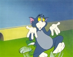 Production Cel of Tom the cat from Tom and Jerry (c. 1980s)