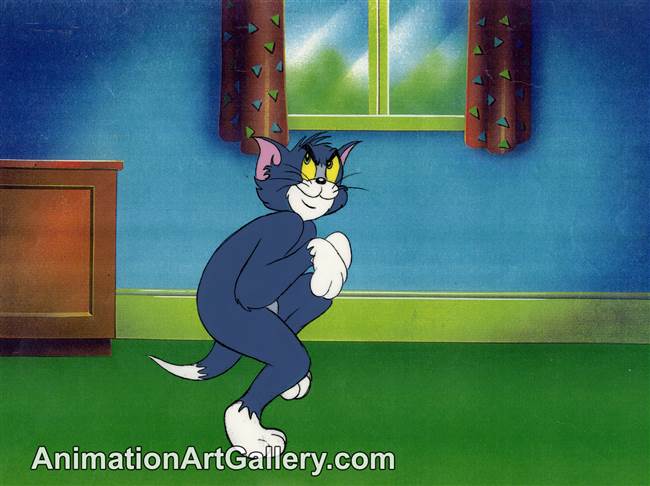 Production Cel of Tom the cat - TJCPPB41