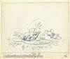 Layout Drawing of Jerry the mouse and Tuffy from MGM (c. 1950s)