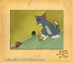 Production Cel of Tom the cat and Jerry the mouse from That's My Mommy