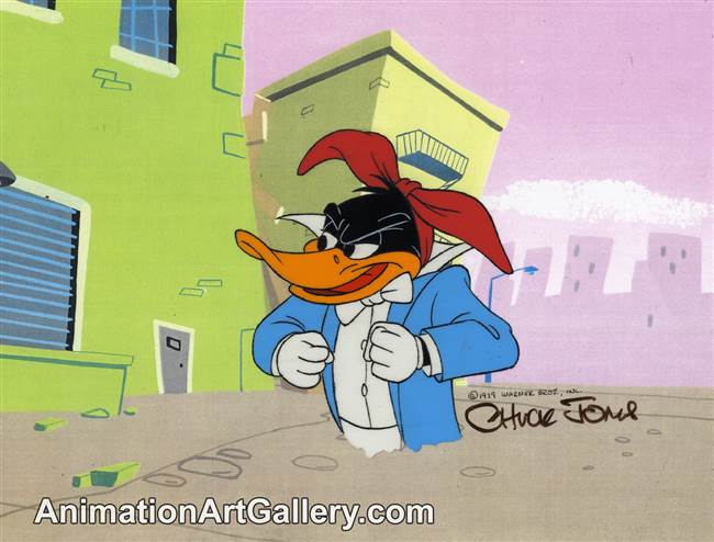 Production Cel of Daffy Duck from Bugs and Daffy's Carnival of the Animals