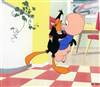 Original Production Cel of Daffy Duck and Porky Pig from a Latin American Commercial (1990s)