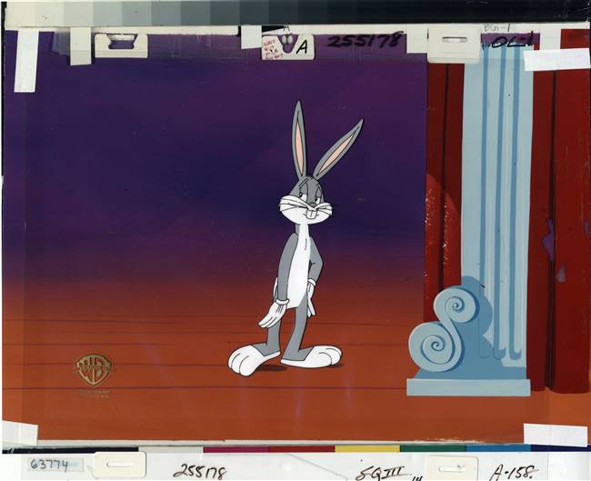 Original Production Cel of Bugs Bunny from Blooper Bunny (1997)