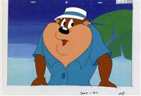 Original Production Cel of Taz the Tasmanian Devil from Looney Tunes (1980s/90s)