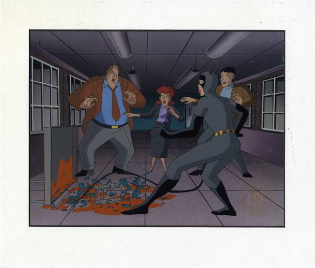 Original Production cel of Catwoman from Cat Scratch Fever (1992)