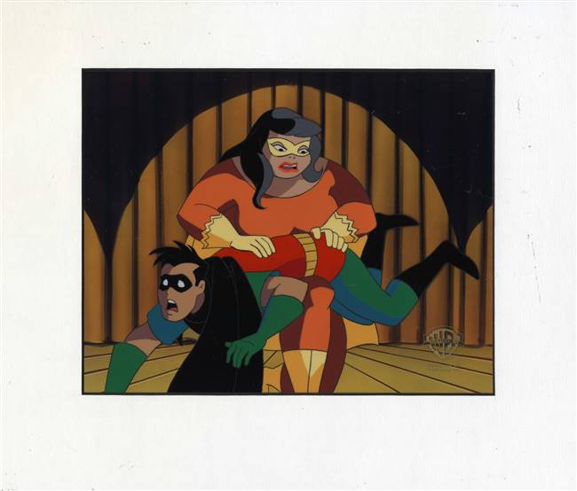 Original Production cel of Robin from Make 'em Laugh (1994)