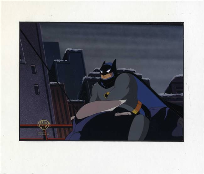 Original Production cel of Batman from Terror in the Sky (1992)