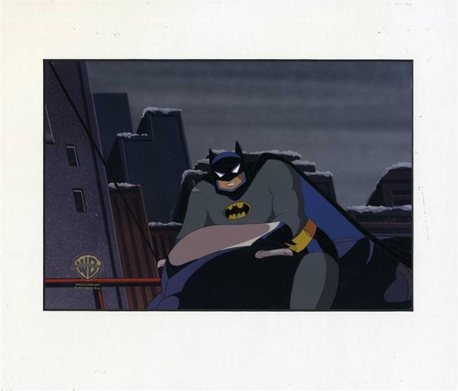 Original Production cel of Batman from Terror in the Sky (1992)