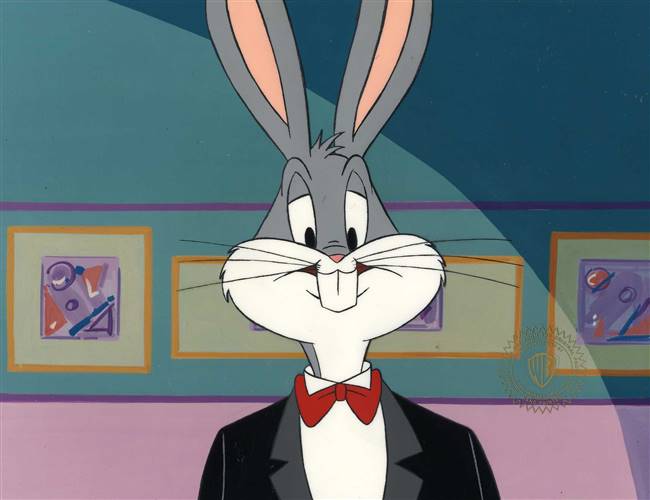 Original Production Cel of Bugs Bunny from the 1990 Academy Awards