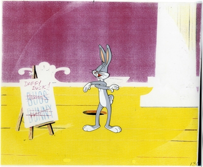 Production Cel of Bugs Bunny from Warner Bros (c.1950s)