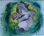 Concept Piece of Dumbo with Dumbo&#39;s Mother - WDA871
