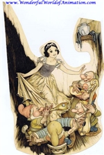 Original Artwork of Snow White with some dwarfs - WDA904