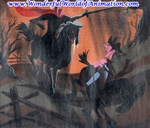 Concept Piece of the Headless Horseman with Ichabod Crane - WDA905