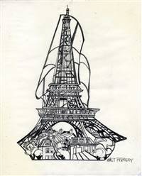 Original Concept Art by Walt Peregoy for Epcot