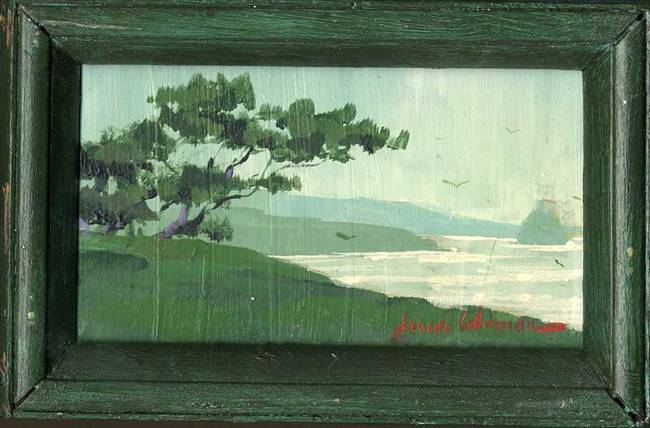 Original Fine Art Painting of Water's Edge by James Coleman