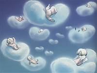 Original Production Concept Art of Cherubs from Fantasia (1940)