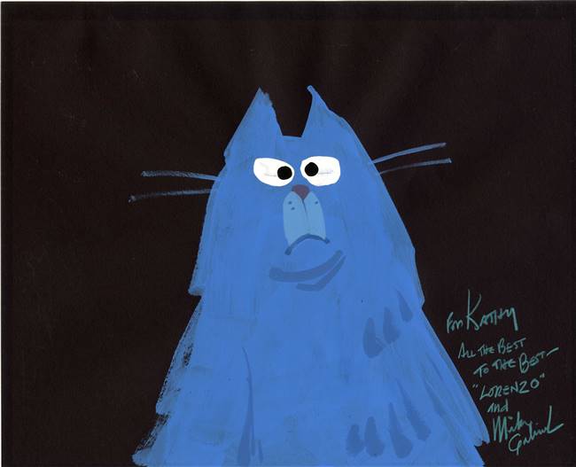 Original Concept Art of Lorenzo from Lorenzo (2004) Signed by Mike Gabriel
